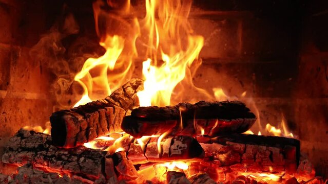 Get Ready for a Relaxing Evening. Cozy Fireplace Night &ndash; Unbelievable Ambiance You'll Never Forget!
 Fireplace 4k. Asmr sleep
