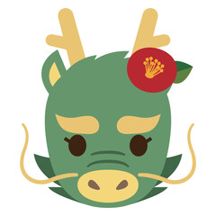 シンプルな龍のイラスト