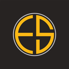 ES letter logo