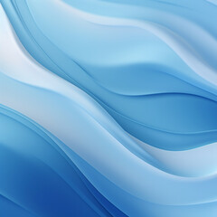 Fondo abstracto con formas sinuosas y difuminado de tonos azules