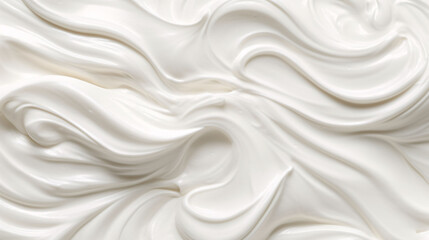 sour cream background. sour cream texture. top view
