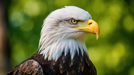 Foto op Plexiglas american bald eagle potrait © The Stock Photo Girl