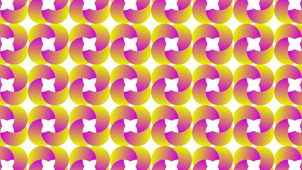 Stylish and colorful pattern wallpaper and gradient background