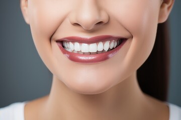 Obraz premium close up of a woman smiling