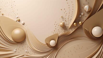 Abstract gold and beige end of year celebrations background