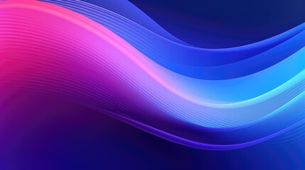 Fototapeta premium circle lines wave colorful purple and blue gradient