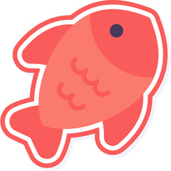 Vector Icon Fish, Ocean, Sea Life, Aquatic, Nature, Animals