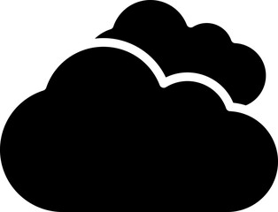 Vector Icon Cloud, Nature, Weather, Sky, Cloudy, Overcast