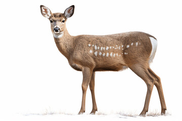 Deer isolated on white background