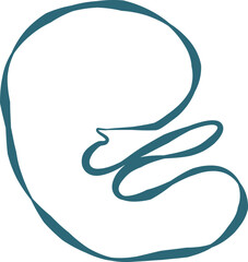 Fluid graphic line element design vector background