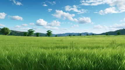 Obraz premium grass field backdrop