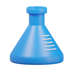 Chemical Flask 3D Icon