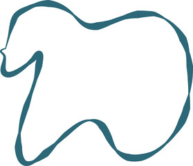 Fluid graphic line element design vector background