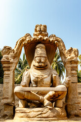 Ugra Narasimha Swamy Statue, Hampi, Karnataka, India, Asia