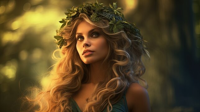 Gorgeous enchantress of the woods