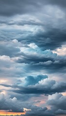 Fototapeta na wymiar sky and clouds generative Ai 