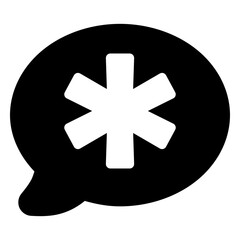 Obraz premium asterisk