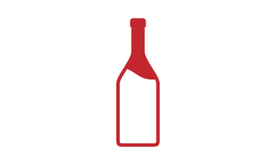 wine bottle logo