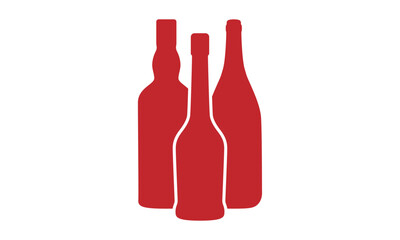 wine bottle logo