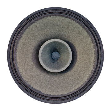 Vintage large full range bass speaker with treble cone