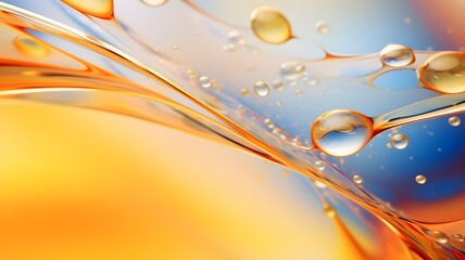 Background with oil bubbles