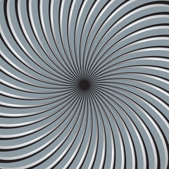 Abstract spiral or vortex, optical illusion of spinning
