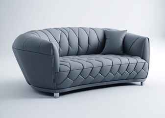 Fototapeta premium Stylish sofa with metal legs