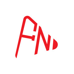 FN letter logo design.FN creative initial FN letter logo design. FN creative initials letter logo concept.
