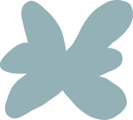 Butterfly graphic shape element design vector background