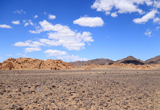 Landscape of Bayankhongor province in Mongolia