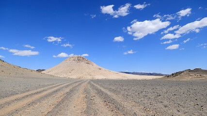 Landscape of Bayankhongor province in Mongolia