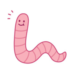 illustration of a worm vector