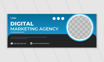 Creative corporate business marketing social media Facebook cover banner design marketing promotion timeline cover post template.