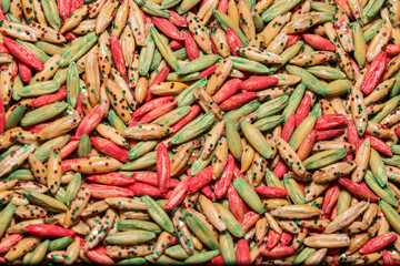 colorful wheats