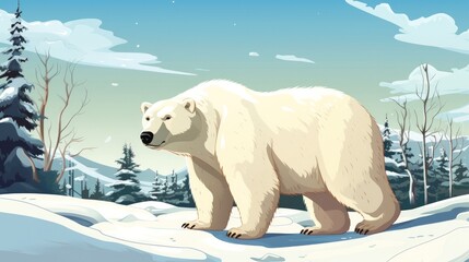 Big polar bear