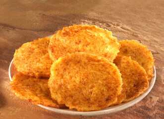 Kartoffelpuffer, Puffer, isoliert, Reibekuchen,