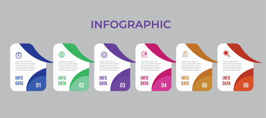 vector infographic business template
