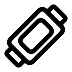 cutting board line icon