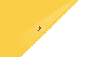 Business opportunity, growth achievement and success symbol. Symbol of ambition, opportunity