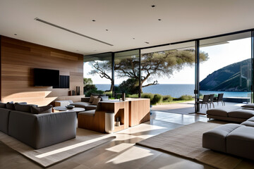 Naklejka premium Design for the Future Home. generative AI