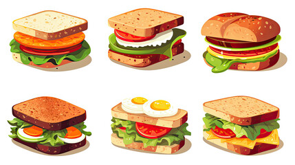 Sandwich recipe food ingredient cooking hamburger break