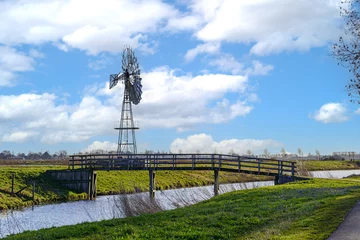 Fototapeten Landscape with windmill © Eric