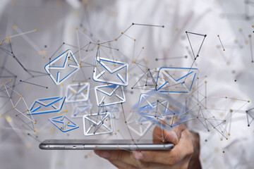 mail communication support contact concept service