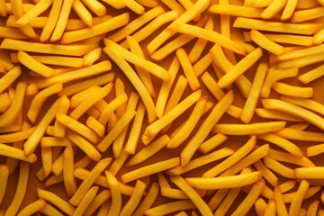 Golden-brown Snack delicious fries. Snack fast food. Generate Ai