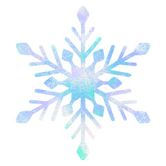 Colorful Pastel Snowflake 3