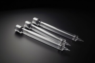 Sterile vial medical. Medical Syringe needle. 