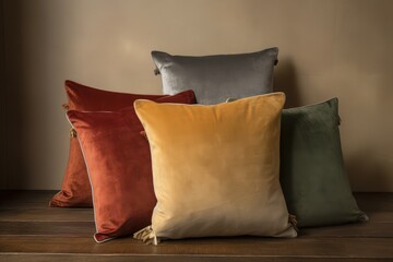 Suede pillows autumn related