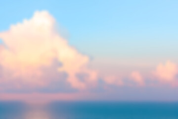 Abstract Defocused  Sunrise sky background. Abstract colorful blurred backdrop  for web design.