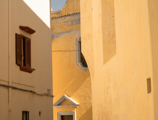 Street view of Gallipoli, Puglia, Italy