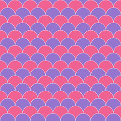 Pink and purple fish scales pattern. fish scales pattern. fish scales seamless pattern. Decorative elements, clothing, paper wrapping, bathroom tiles, wall tiles, backdrop, background.